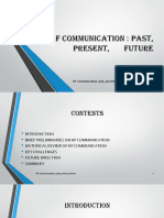 HF Communication: Past, Present, Future 1