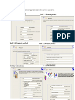 Develop The Following Practices in The Online Content: Present Perfect
