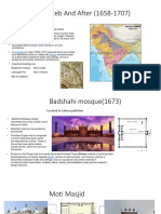 Decline of Mughal Architecture Under Aurangzeb