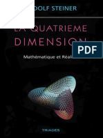 Steiner Rudolf - La Quatrième Dimension Mathématique Et Réalité PDF