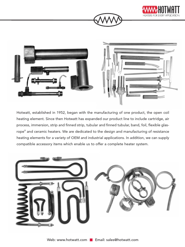 Calefactores de Alternador Hotwatt PDF | PDF | Hvac | Electrical