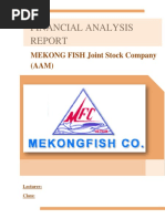 Financial Analysis: MEKONG FISH Joint Stock Company (AAM)