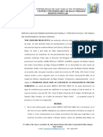 Demanda Oral de Fijación de La Obligación de Prestar Alimentos