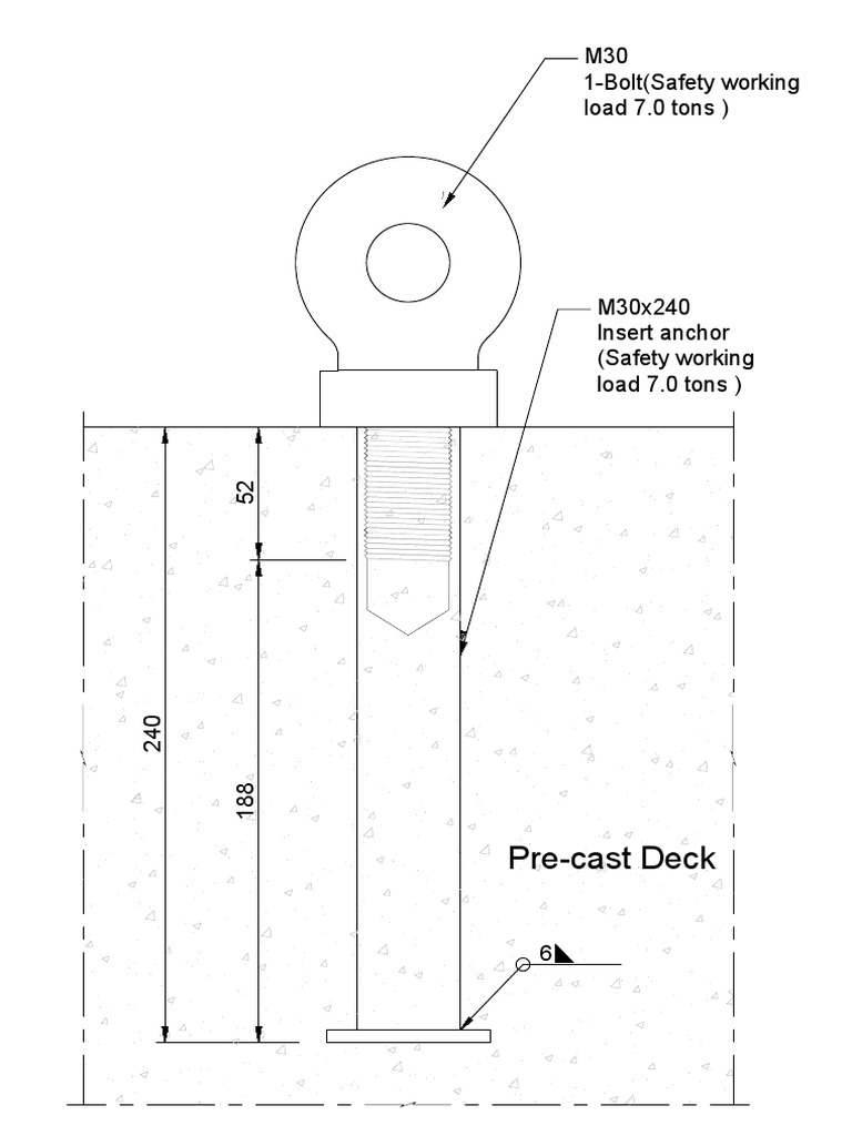 M30 Insert Anchor Specifications | PDF