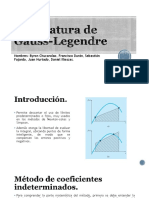 Exposicion Cuadratura Gauss Legendre