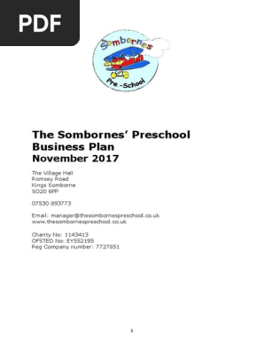 Business Plan November 2017