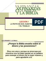 La Biblia y Las Finanzas