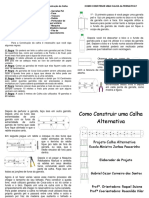 Como construir uma calha alternativa com garrafas PET