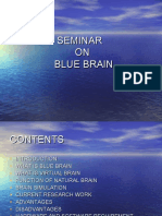 A Seminar ON Blue Brain
