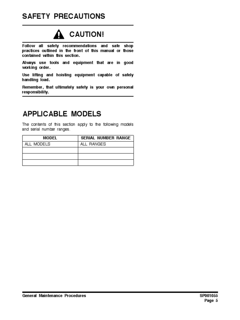 Safety Precautions for Welding, Maintenance, and Hydraulic System