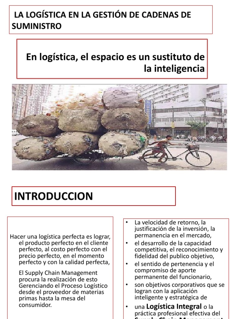 La Logistica en La Gestion de Cadenas de Suministro | PDF | Logística ...