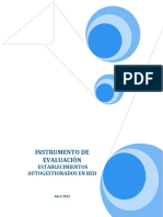 Instrumento de Evaluacion Establecimientos Autogestionados en Red 2015 PDF