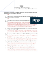 Discuss The Essay's Introductory Elements. Doe Your Peer Introduce The Text, Its