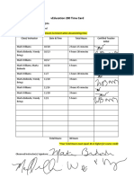 education 280 time card