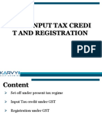 Input Tax Credit Edited