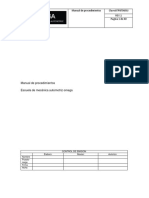 Escuela Manual de Procedimientos Avance