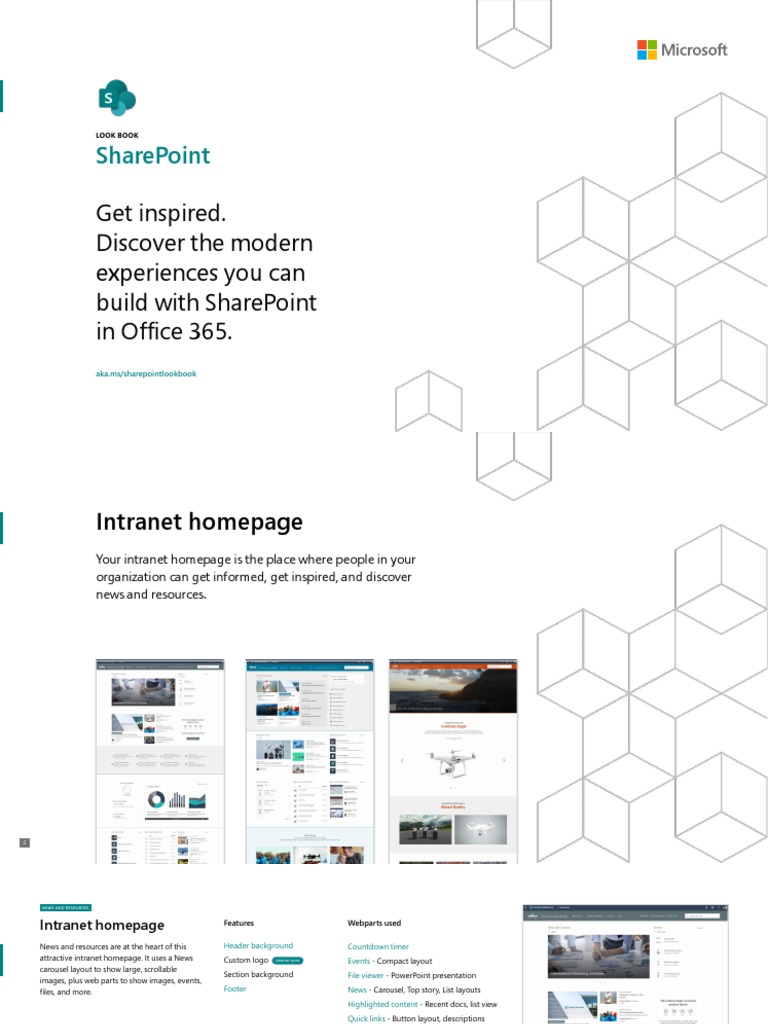 Sharepoint Lookbook 0419 Pdf Page Layout Share Point