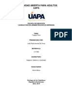 UAPA Licenciatura en Administración de Empresas Trabajo Final Relaciones Internacionales