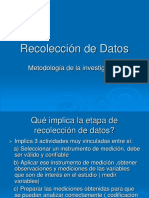 recolección de Datos