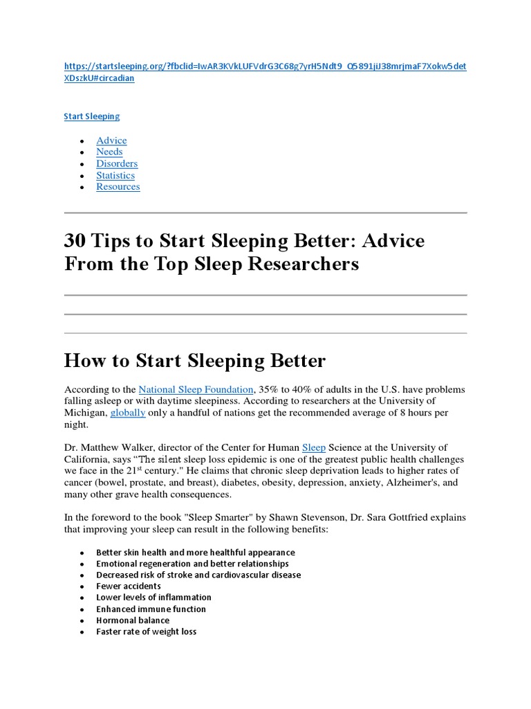 Sleep Information | PDF | Sleep | Mattress