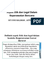 Aspek Etik Dan Legal Dalam Keperawatan Bencana