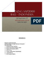 Training Sap2000 Indonesia