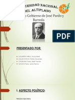 Segundo Gobierno de José Pardo y Barreda