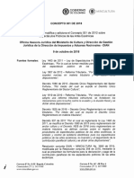 Concepto DIAN MINCULTURA 001 2018 Declaracion y Pago Contribucion Parafiscal PDF