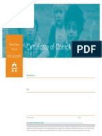 Certificate Completion PDF