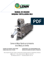 Manual tortilladora MLR