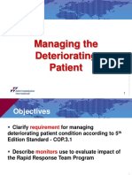 Managing The Deteriorating Patient