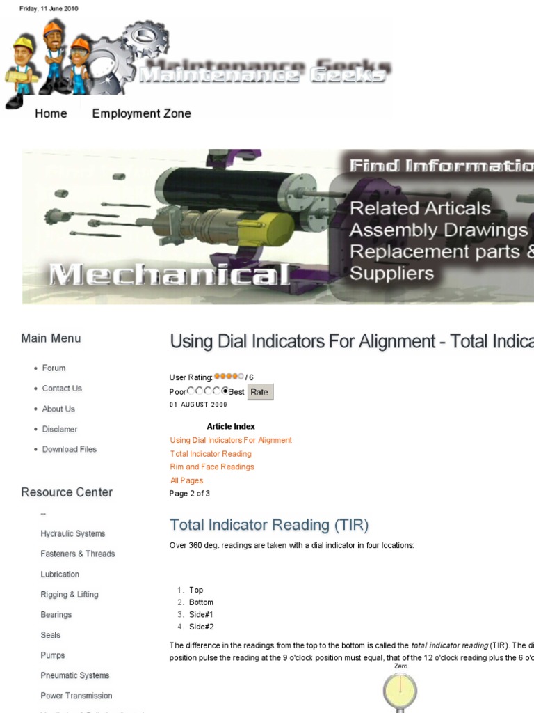 Dial Indicator Alignment PDF