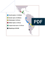 Distribucion Geografica de Lenguas en LA