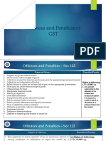 Offences-Penalties of GST Edited