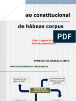 Proceso de Habeas Corpus