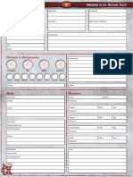 CharSheet Detailed PDF