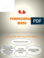 Perancangan Menu