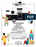 Summer 2019 Classes: These Summer Classes Enjoy Your Summer Travel June, July, and August
