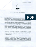 Resolucion81-2010 Consejo Judicatura Ecuador