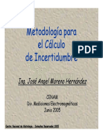 PRE-Metodología para El Cálculo de Incertidumbre PDF