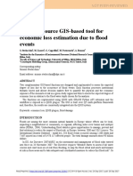 An Open Source GIS-based Tool For Economic Loss Estimation Due To Flood Events