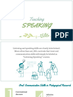 Teaching Speaking