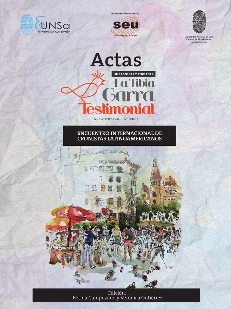 Actas Encuentro de Cronistas PDF PDF México Buenos Aires