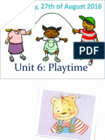 Preschool Playtime Activities Unit 6: Swing, Run, Slide