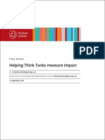 Helping Think Tanks Measure Impact - Redstone