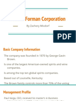 Brown-Forman Corporation: by Zachery Mixdorf