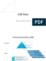 USB Note: Date: 8 Feb 2019