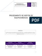 CSP - Man.p.01 Procedimiento de Gestion de Equipos Medicos - V.03