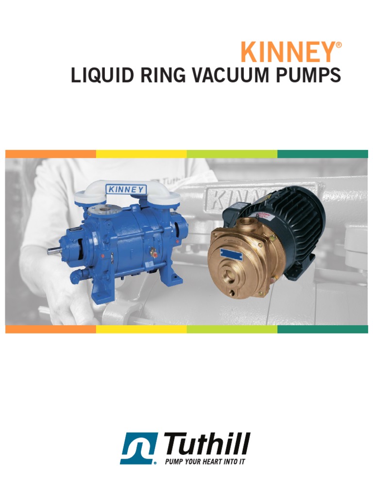 Liquid Ring Vacuum Pumps: Kinney | PDF | Pump | Continuum