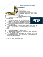 Ensalada Tailandesa de Pepinos